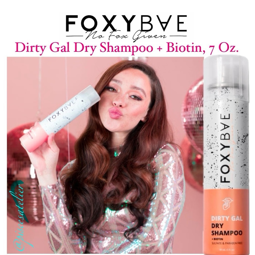 FOXYBAE Dirty Gal Dry Shampoo + Biotin, 7 Oz.